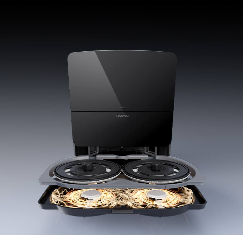 roborock saros 10r hot water dock self-cleaning